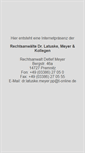 Mobile Screenshot of latuske-meyer.de